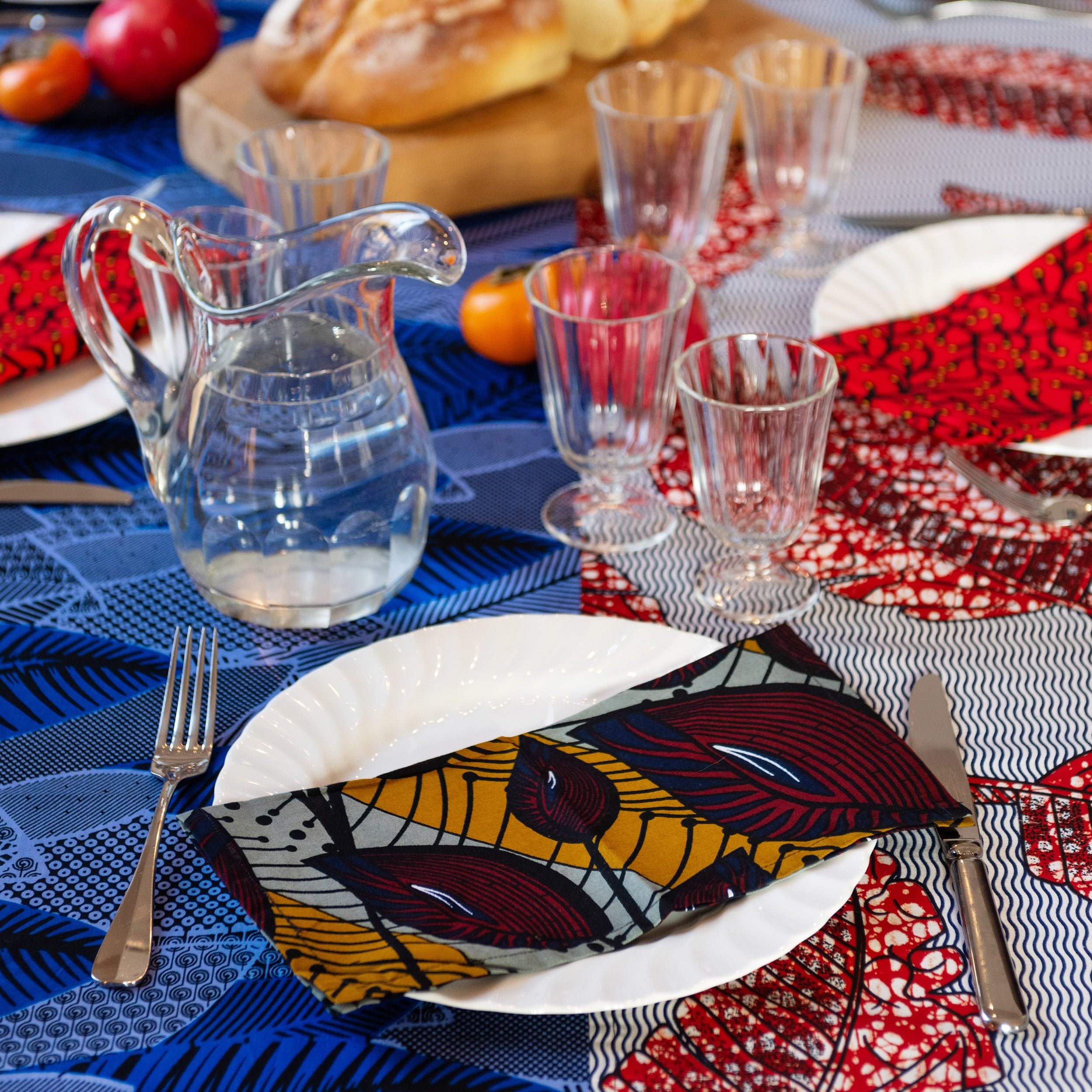 Pair of Napkins in Wax Autumn Dance