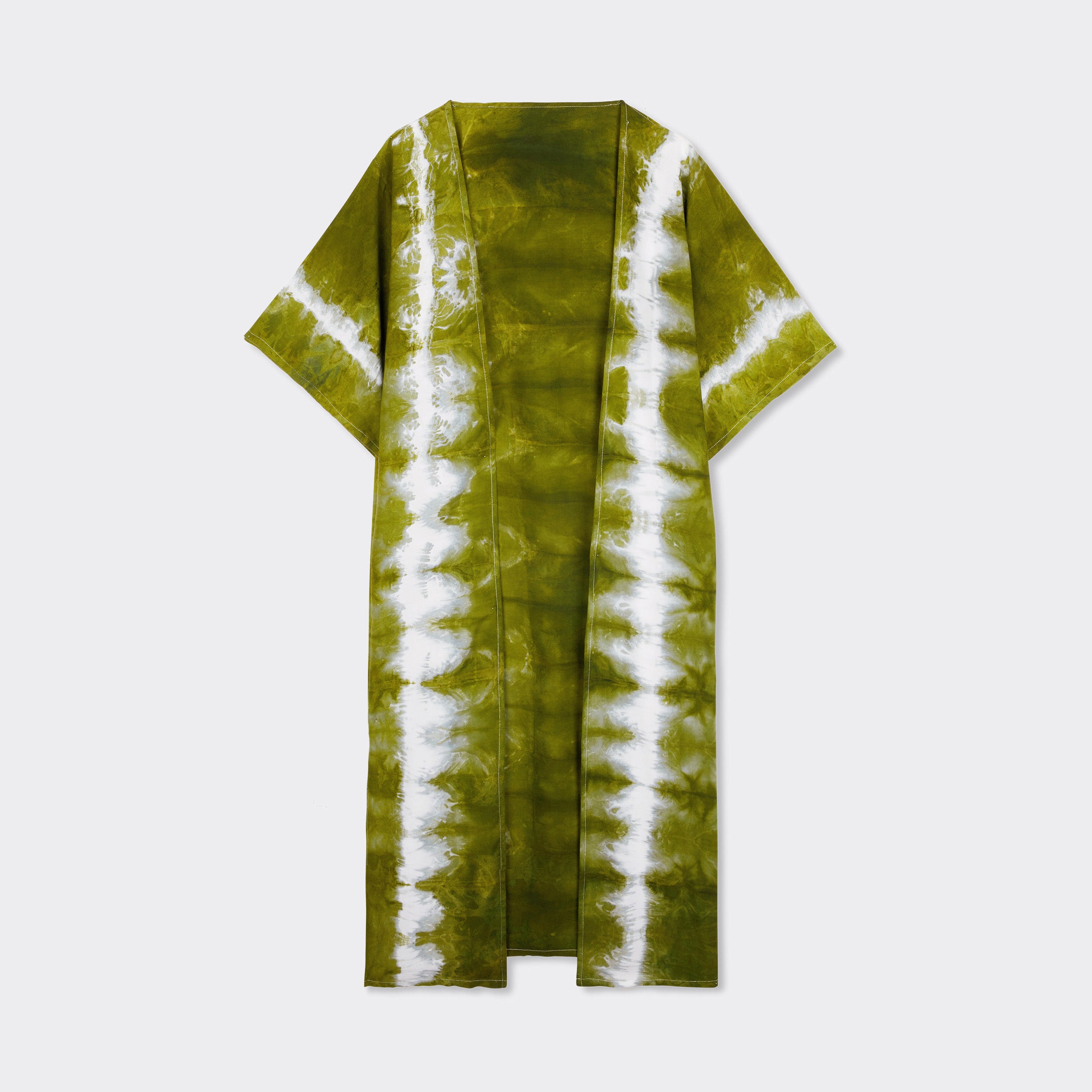 Still life: Kimono in Tie Dye Intense Green