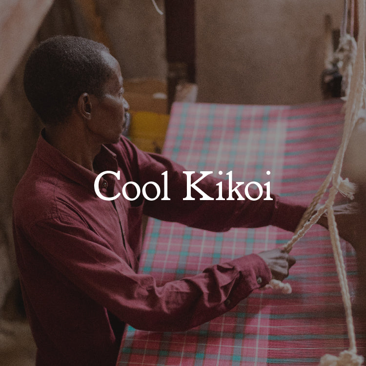 kikoi Tanzania traditional handmade cotton fabric