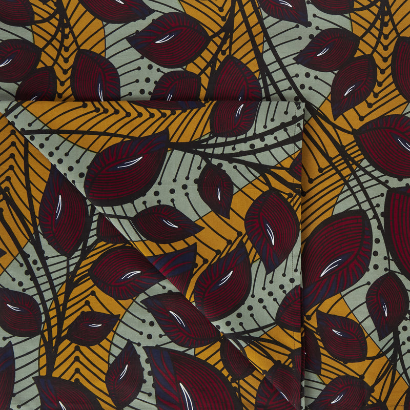 Tablecloth in Wax Autumn Dance