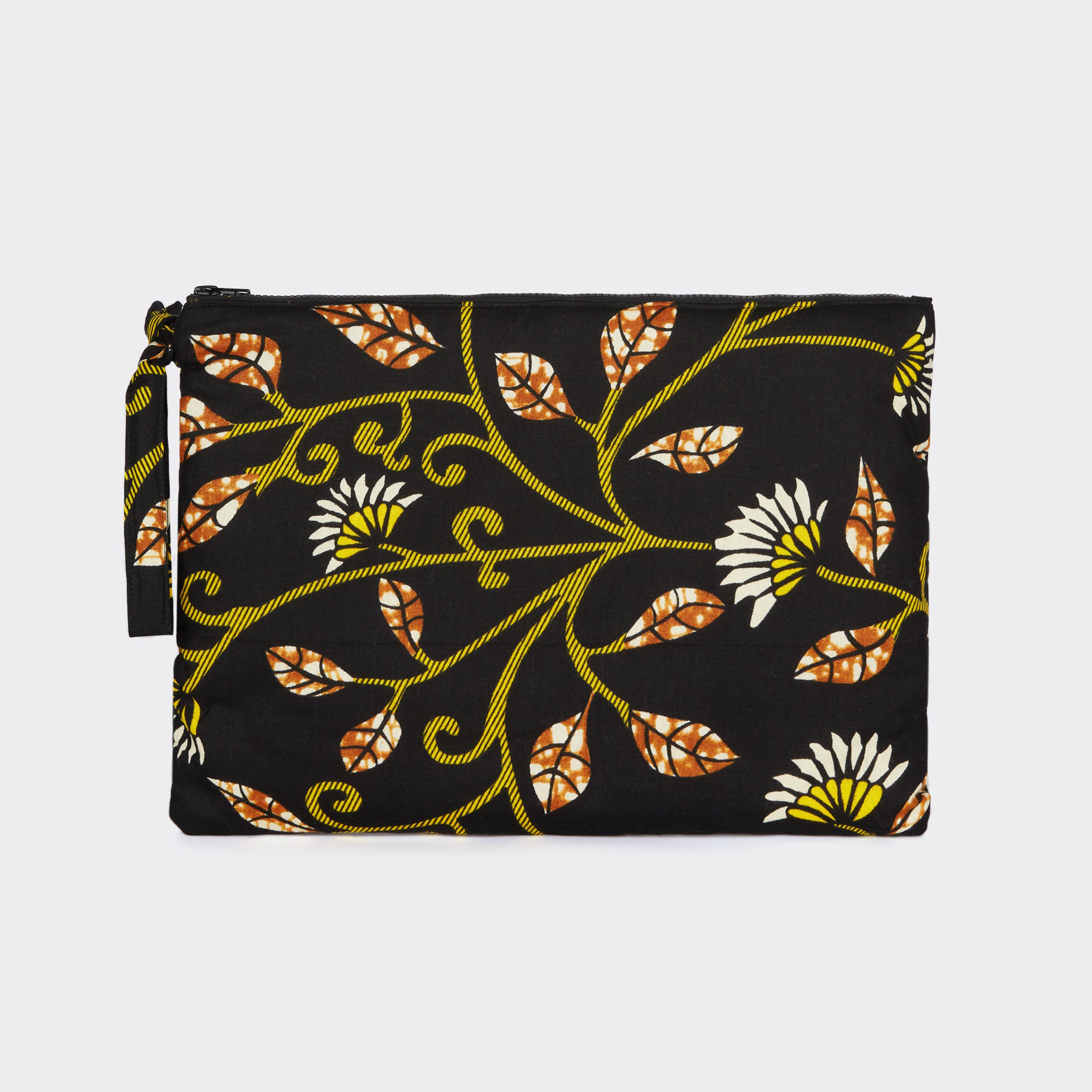 Padded Maxi Pouch In Wax Lazy Daisy