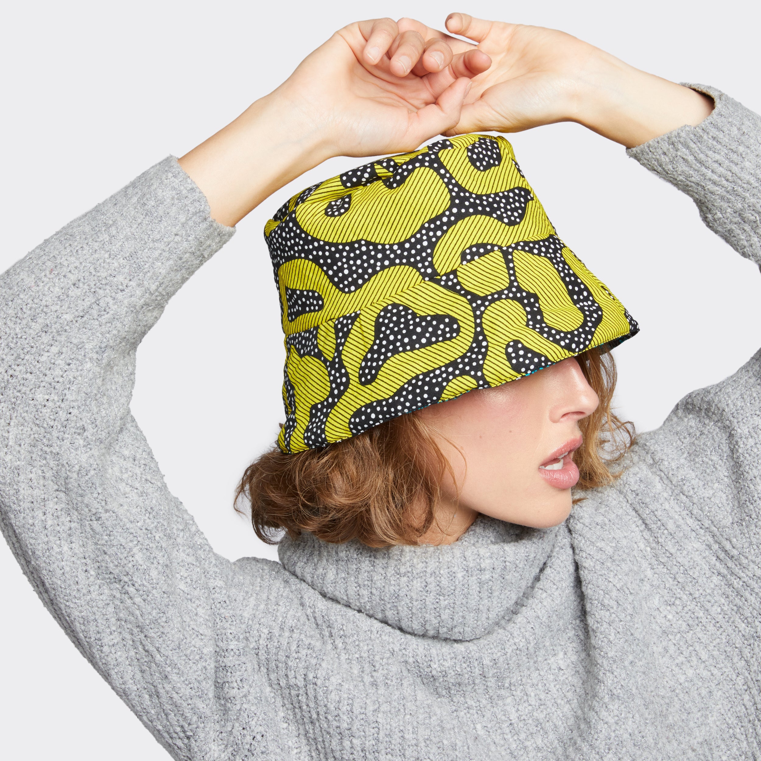 Winter Giraffe hat and padded bum bag