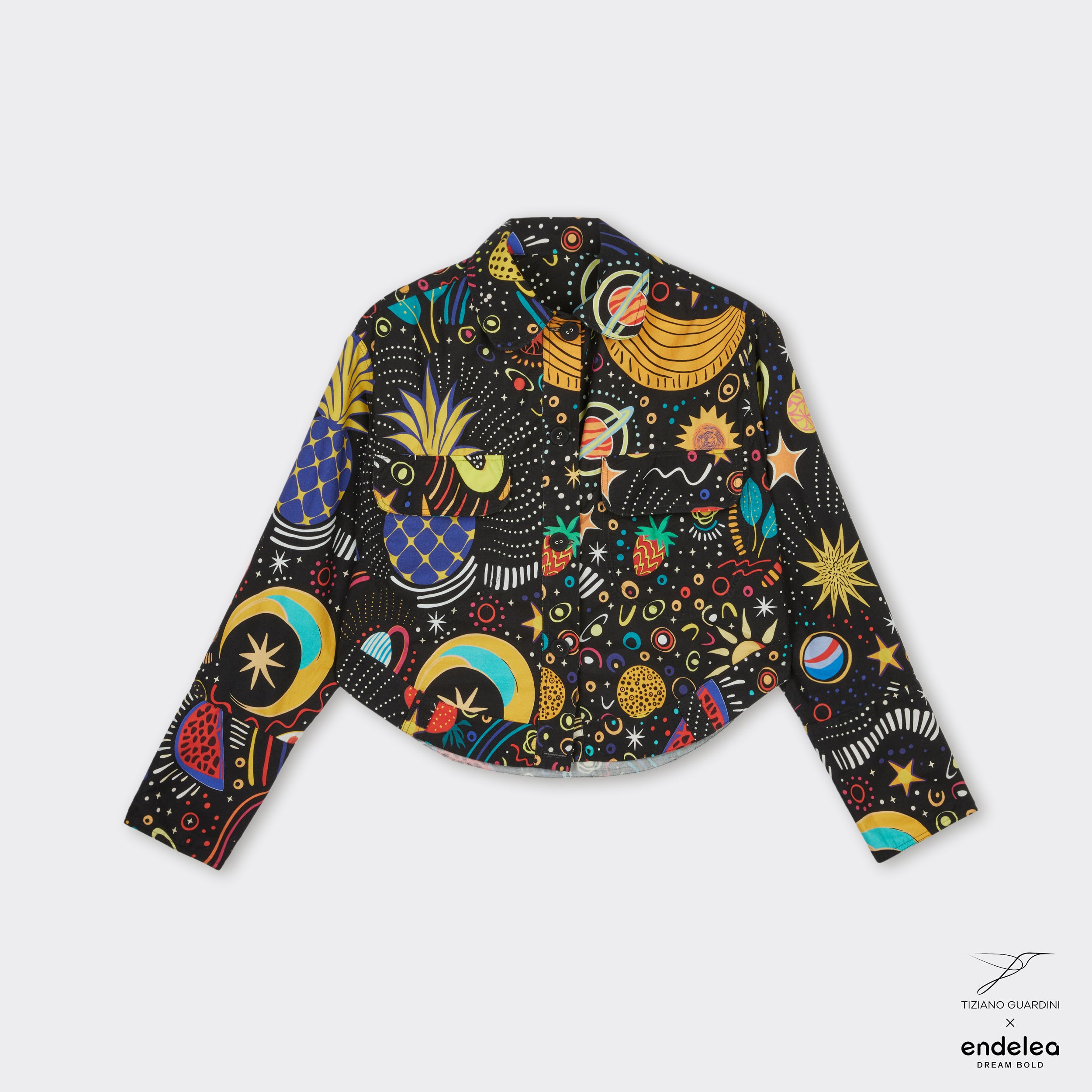 Oversize Denim-Styled Jacket Bold Universe